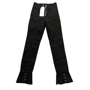 ZARA Black High Waisted Zipper Jeggings Jeans Size 2